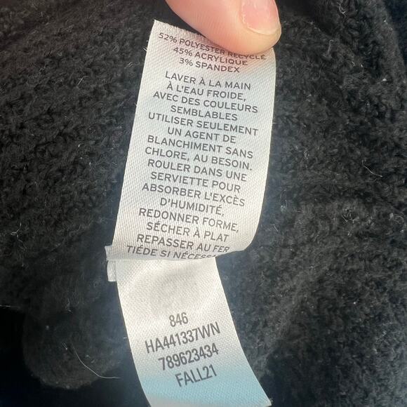 Halogen Black Sweater Dress Tunic 1X - Picture 6 of 8